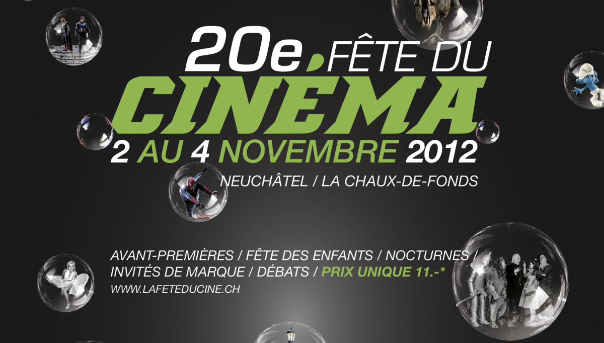 20e Fête du Cinéma, 2 au 4 novembre 2012