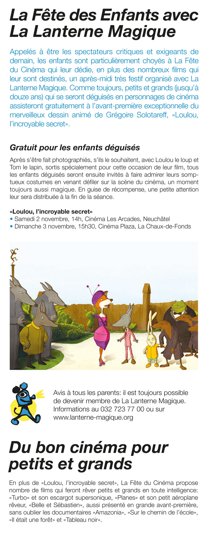 Fête des Enfants & films pour enfants