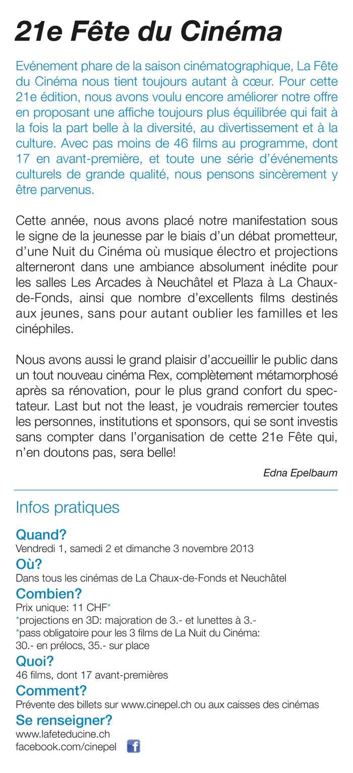 Editorial & infos pratiques