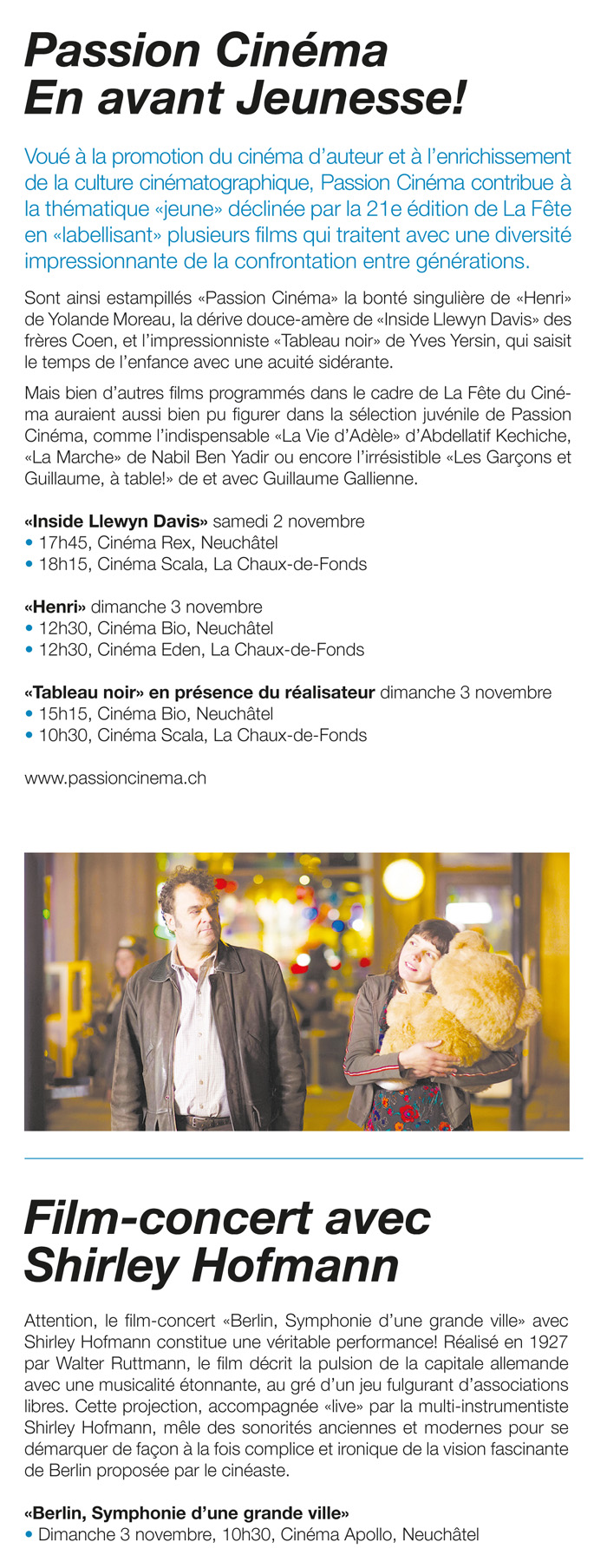 Passion Cinéma & autres events